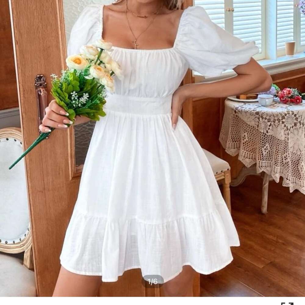 White dress